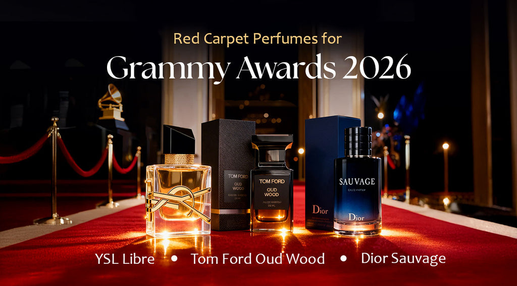 Red Carpet Perfumes for Grammy Awards 2026: Dior Sauvage, Tom Ford Oud Wood & YSL Libre