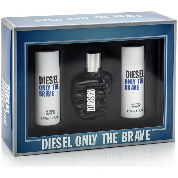 Only The Brave 3 Piece 50ml Eau de Toilette by Diesel for Men (Gift Set)