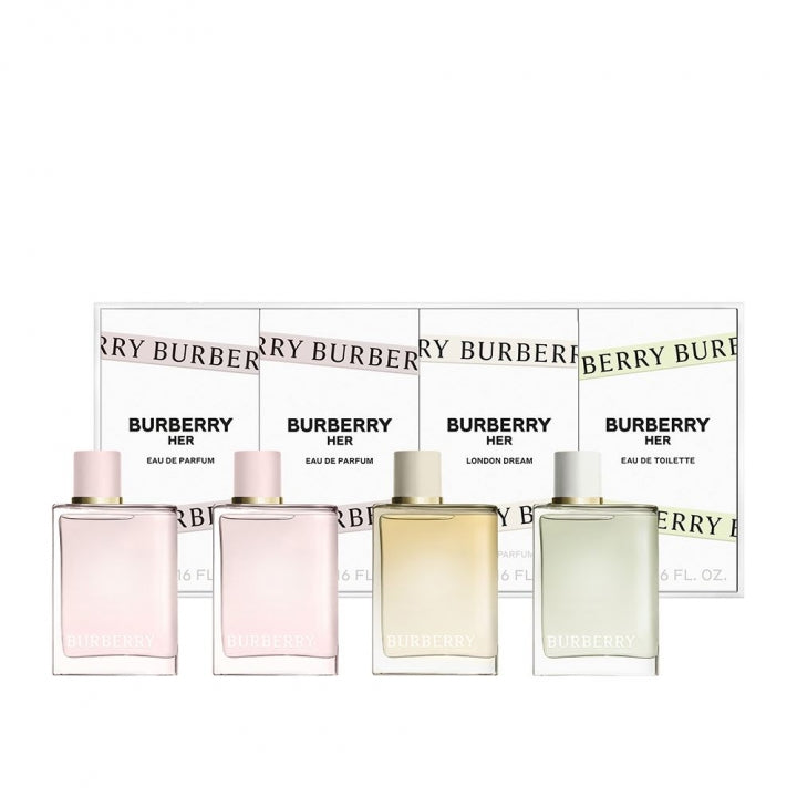 Burberry Mini 4 Piece 5ml Eau de Parfum by Burberry for Women (Mini Set)