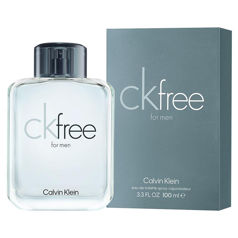 CK Free 100ml Eau De Toilette By Calvin Klein for Men (Bottle-A)