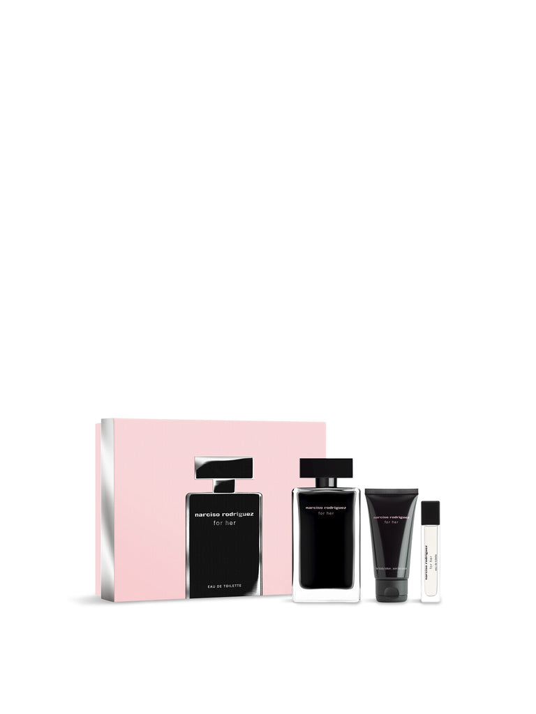 Narciso Rodriguez 3 Piece 100ml Eau de Toilette by Narciso Rodriguez for Women (Gift Set-A)