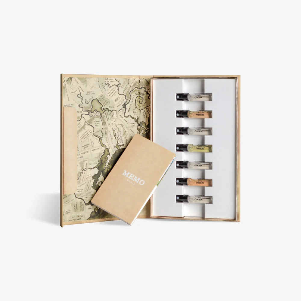 Journey Book Sample 7x1.5ml Eau De Parfum by Memo Paris for Men (Mini Set)