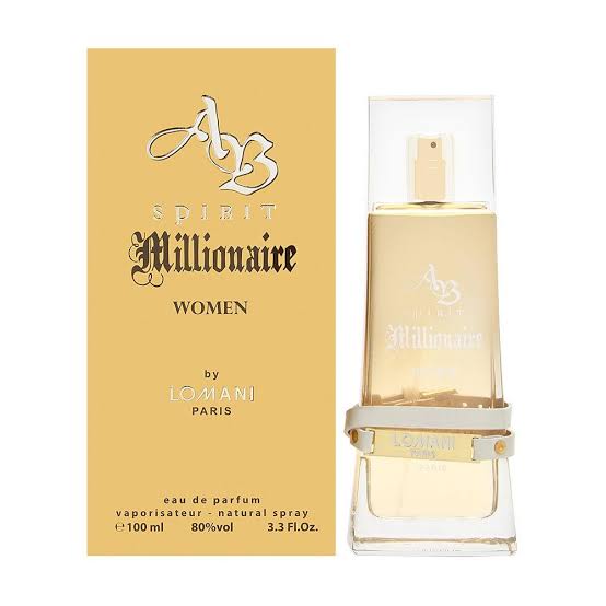 AB Spirit Millionaire 100ml Eau de Parfum by Lomani for Women (Bottle)