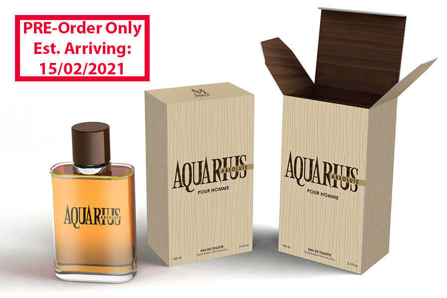Aquarius Absolute 100ml Eau de Toilette by Mirage Brands for Men (Bottle)