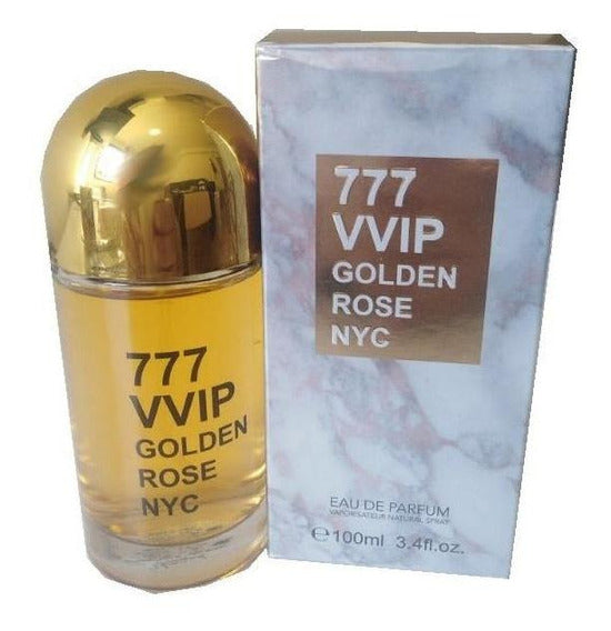 777 VIP Gold Rose 100ml Eau de Parfum by Mirage Brands for Women (Bottle)