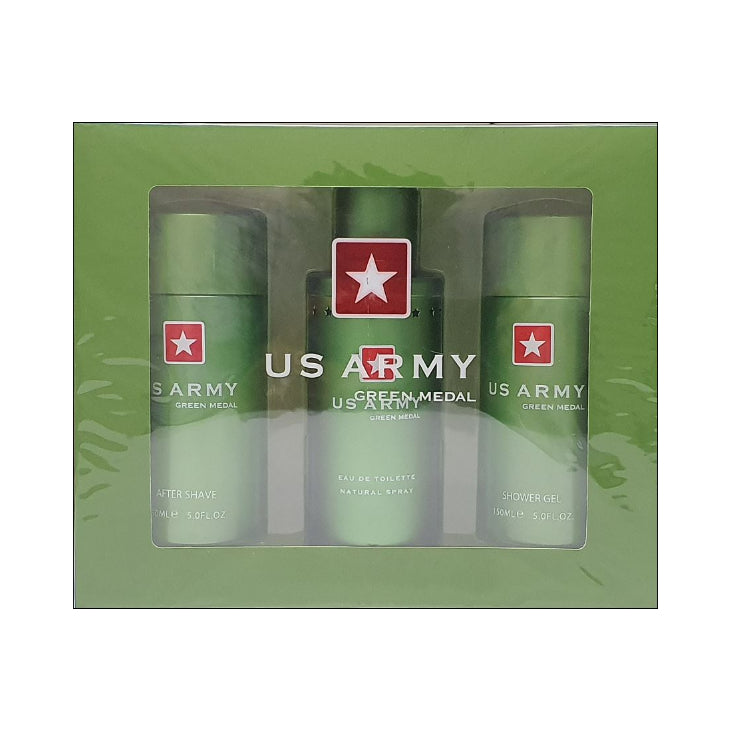 Us Army Green 3 Piece 100ml Eau de Toilette by Ron Marone'S for Men (Finefrench)