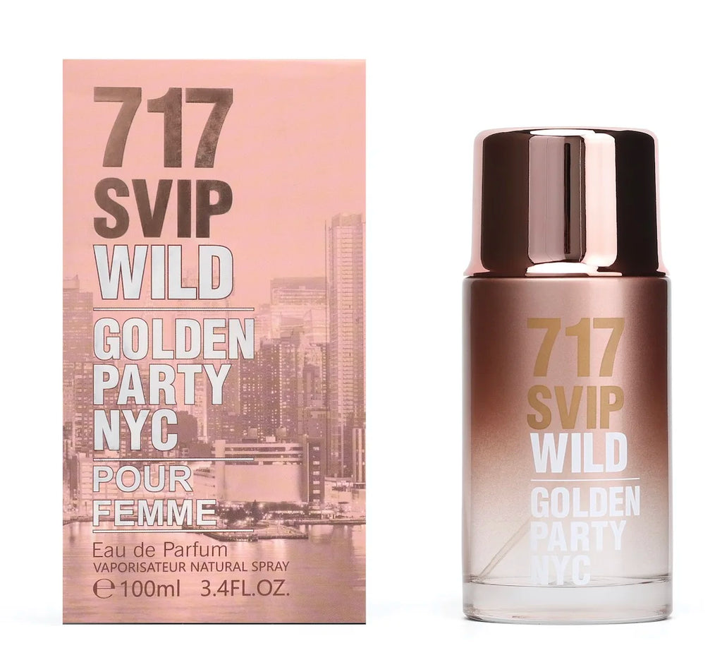 717 VIP Gold Party 100ml Eau de Parfum by Mirage Brands for Women (Bottle)