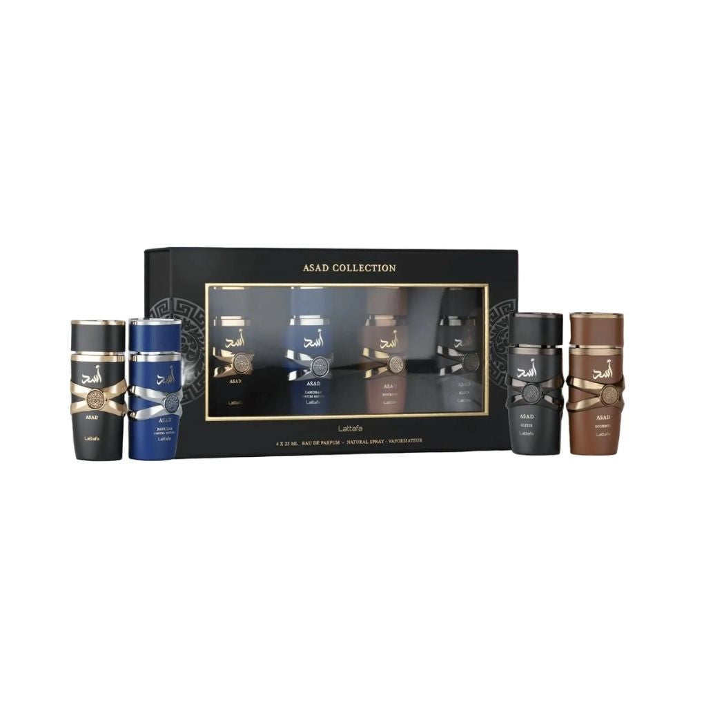 Asad 4 Piece 4x25ml Eau De Parfum