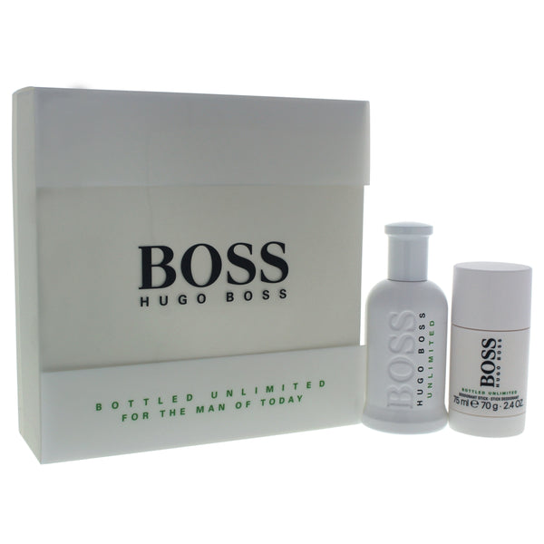 Boss Bottled Unlimited 2Piece 100ml Eau de Toilette by Hugo Boss for Men (Gift Set)