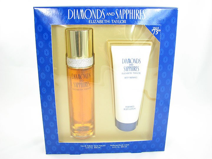 Diamonds And Sapphires 2 Piece 100ml Eau de Toilette by Elizabeth Taylor for Women (Gift Set)