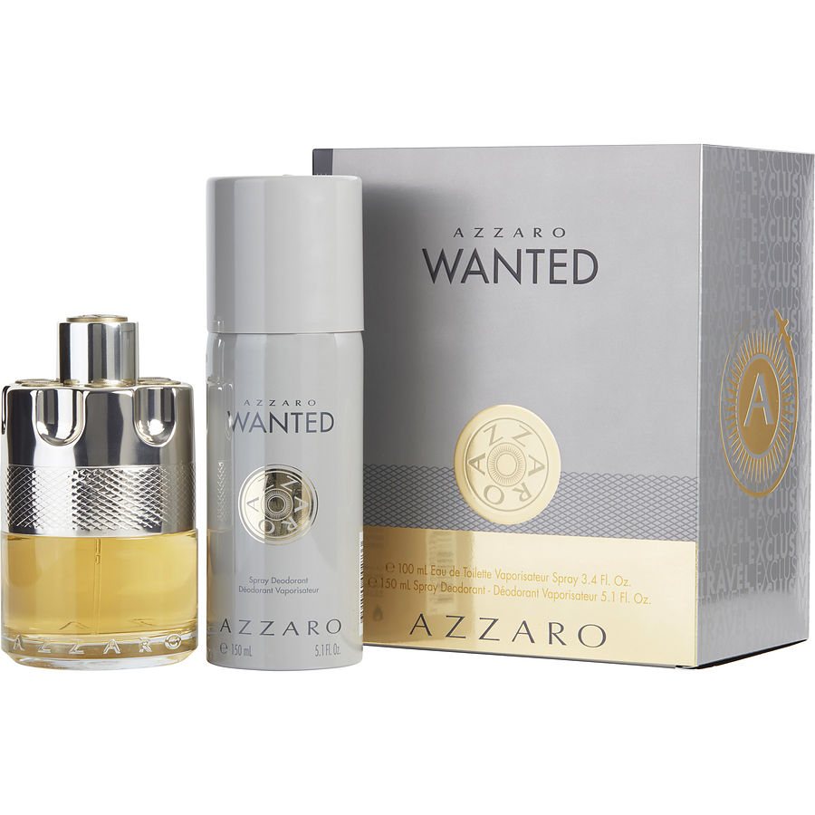 Wanted 2 Piece 100ml Eau de Toilette by Azzaro for Men (Gift Set)