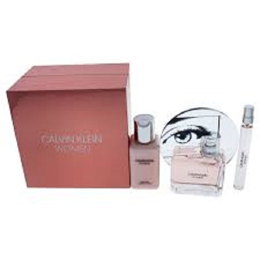 Calvin Klein Woman 3 Piece 100ml Eau de Parfum by Calvin Klein for Women (Gift Set)