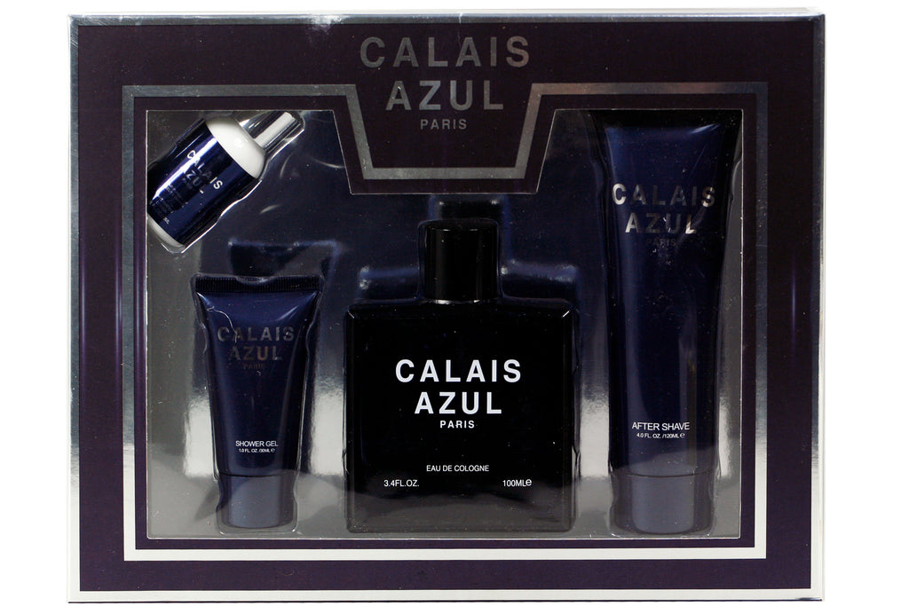 Calais Azul 4 Piece 100ml Eau de Toilette by Mirage Brands for Men (Gift Set)