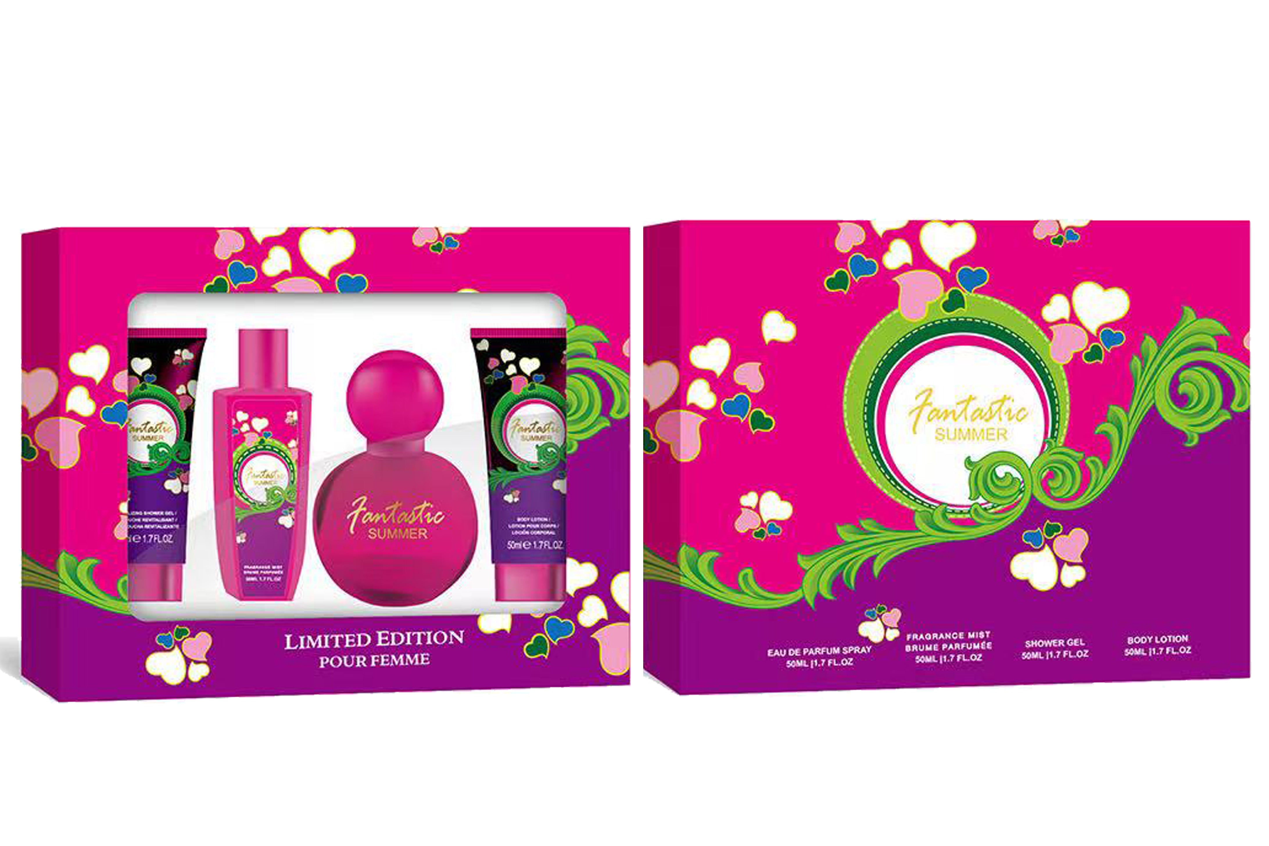 Fantastic Sumr 4 Piece 50ml Eau de Parfum by Mirage Brands for Women (Gift Set)