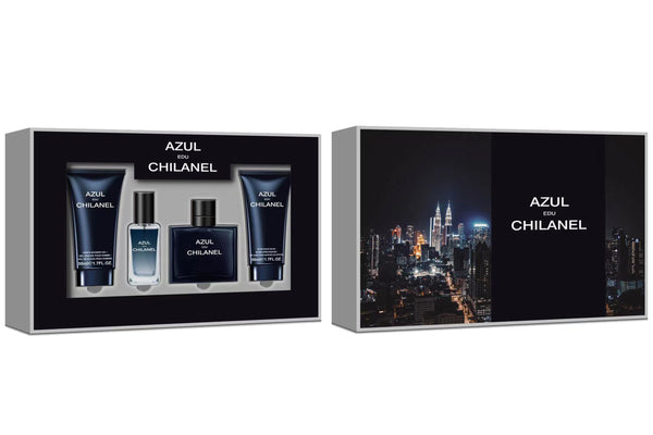 Azul Chilanel 4 Piece 50ml Eau de Toilette by Mirage Brands for Men (Gift Set)