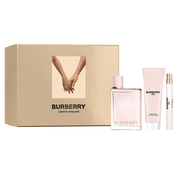 Burberry Her 3 Piece 100ml Eau de Parfum by Burberry for Women (Gift Set)