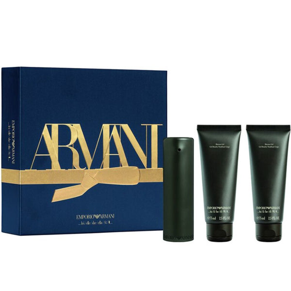 Emporio Armani he 50ml Eau De Toilette By Giorgio Armani For Men (Gift Set)