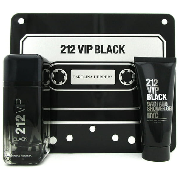 212 VIP Black 2 Piece 100ml Eau De Parfum by Carolina Herrera for Men (Giftset)