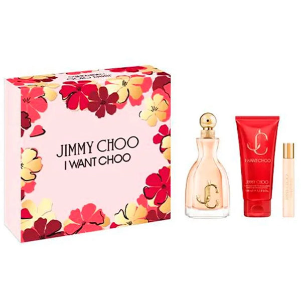 I Want Choo by Jimmy Choo 3 Piece 100ml Eau De Parfum for Women (Gift Set)