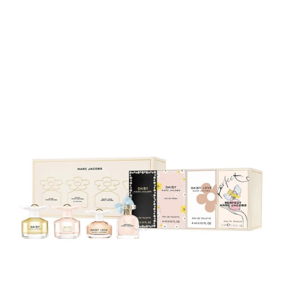 Daisy Miniature Collection 4 Piece 4ml  by Marc Jacobs for Women (Mini Set)