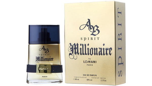 AB Spirit Millionaire 100ml Eau de Parfum by Lomani for Men (Bottle)