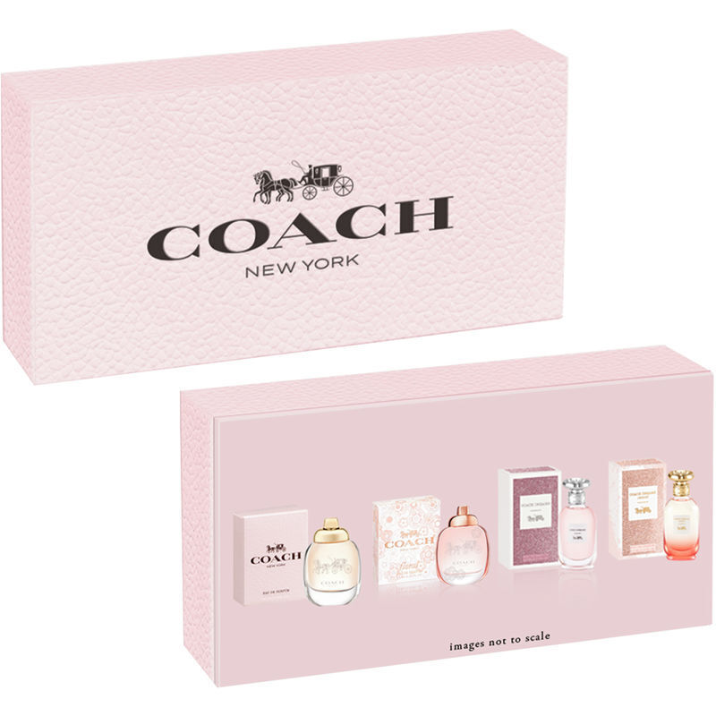 Minature 4 Piece Set 4X5ml Eau De Parfum  by Coach for Women (Mini Set)