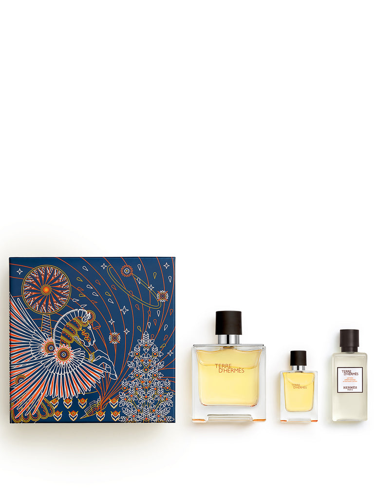 Terre D'Hermes 3 Piece 75ml Eau de Parfum by Hermes for Men (Gift Set)