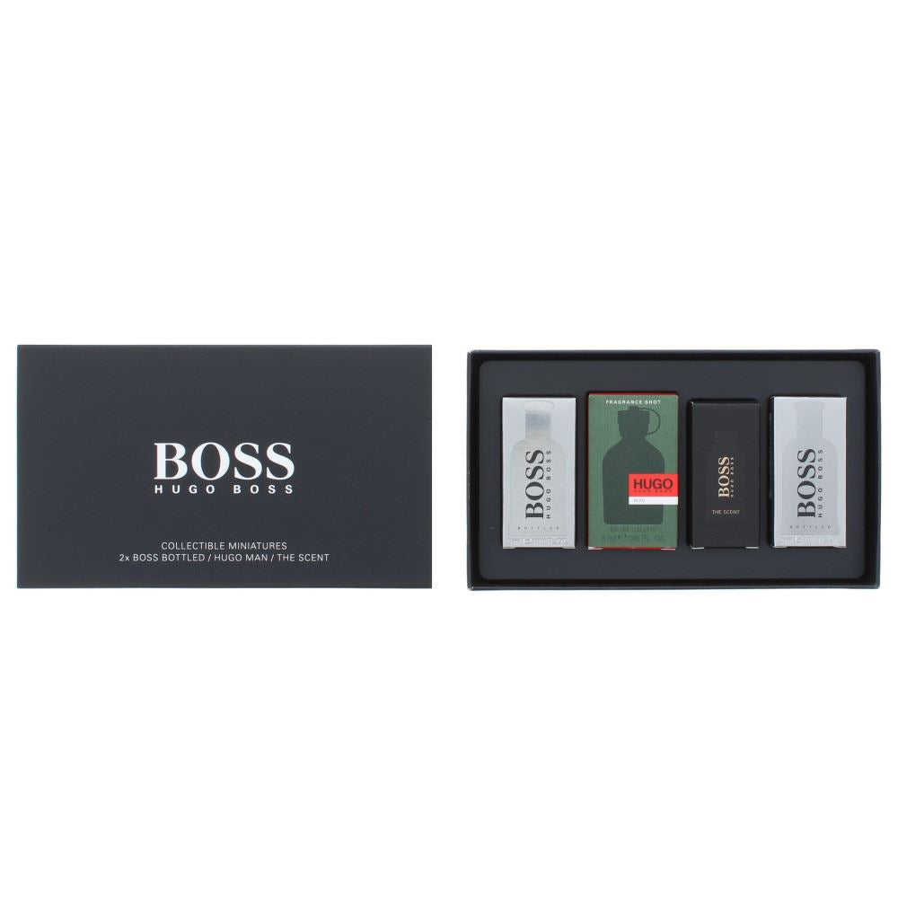 Hugo Boss Collection 4 Piece by Hugo Boss for Men Eau de Toilette (Mini Set)