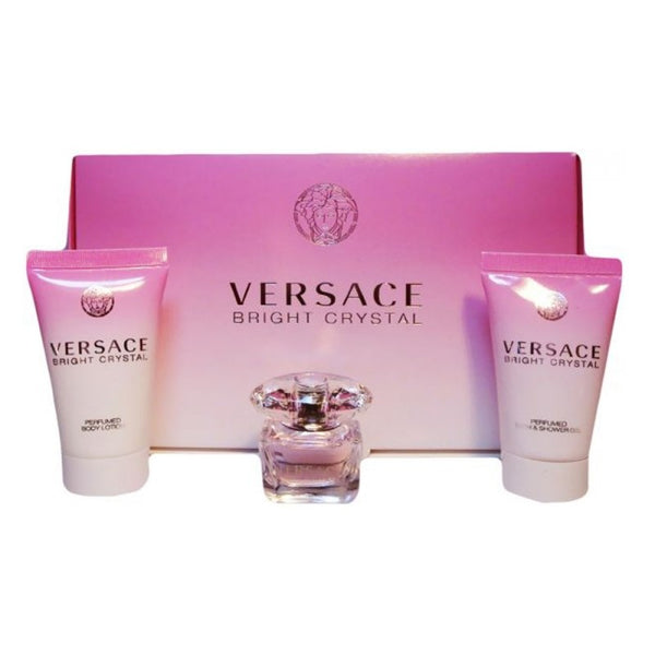 Bright Crystal Miniature 3 Piece by Versace for Women Eau de Toilette (Mini Set)