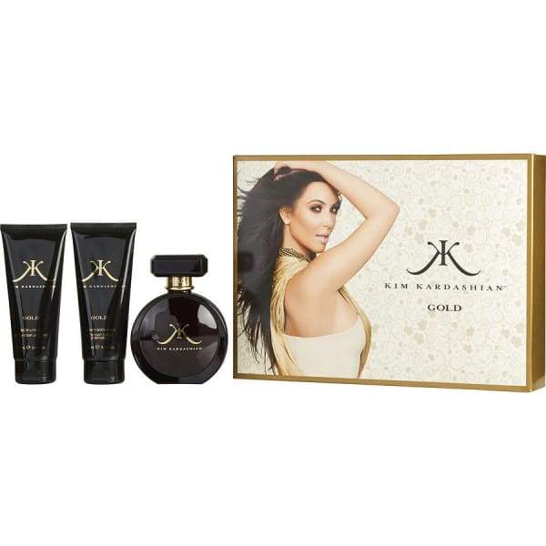 Gold 3 Piece by Kim Kardashian for Women Eau de Parfum (Gift Set)