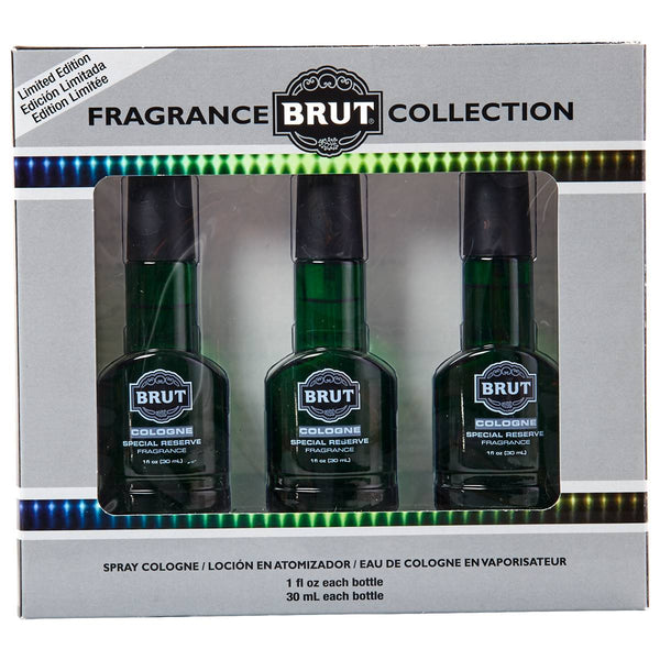 Brut Collection 3 Piece by Brut Parfums Prestige for Men Eau de Cologne (Gift Set)