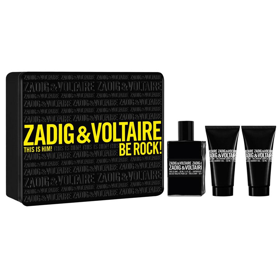 Be Rock 3 Piece by Zadig & Voltaire for Men Eau de Toilette (Gift Set)