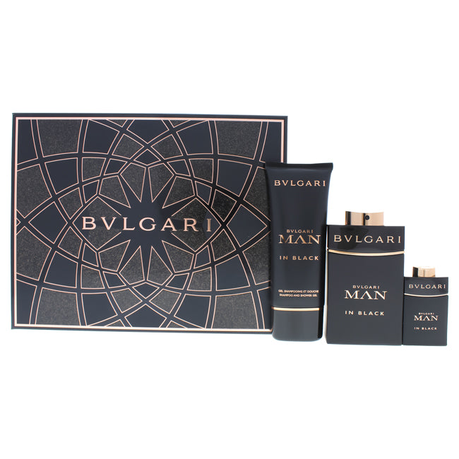 Man In Black 3 Piece by Bvlgari for Men Eau de Parfum (Gift Set)
