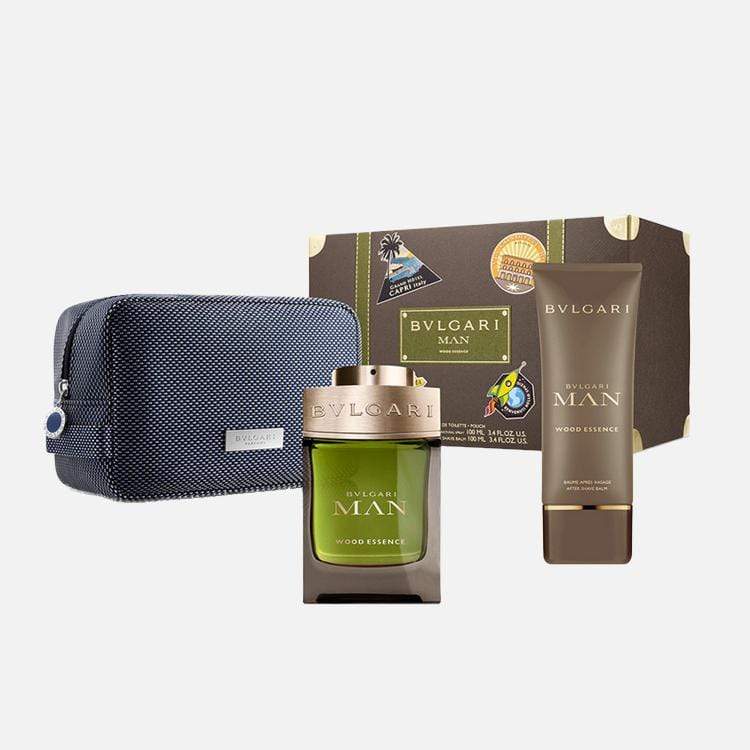 Man Wood Essence 3 Piece by Bvlgari for Men Eau de Parfum (Gift Set)