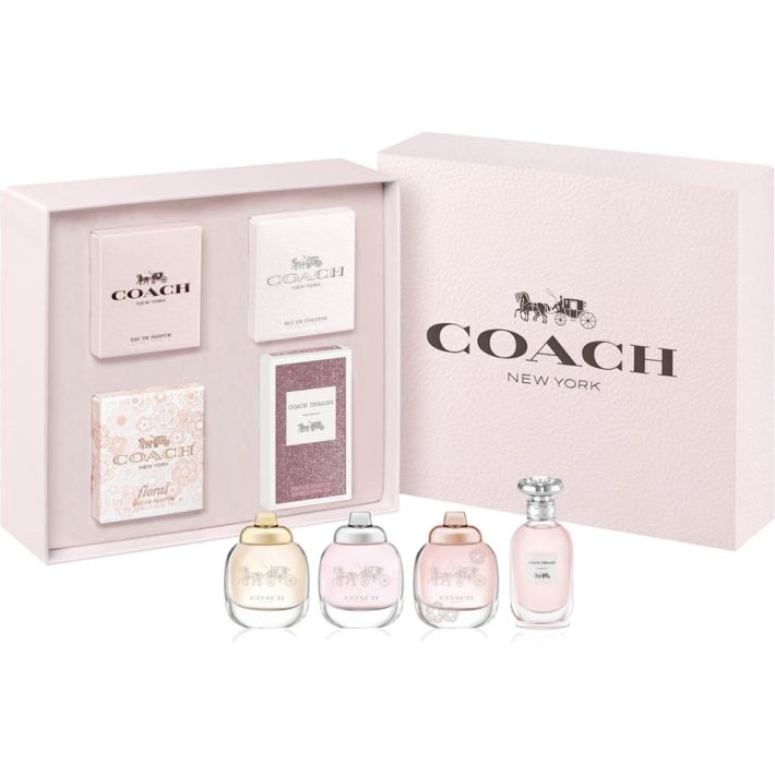 Minature 4 Piece Set by Coach for Women Eau de Parfum (Mini Set