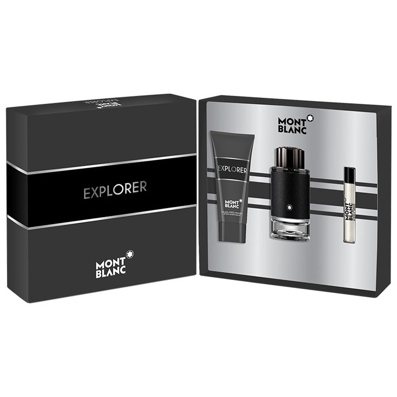 Explorer 3 Piece by Montblanc for Men Eau de Parfum (Gift Set)