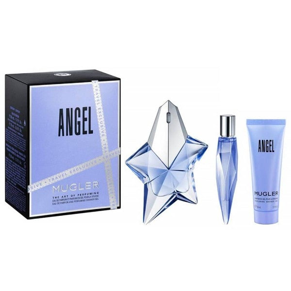 Angel 3 Piece by Mugler for Women Eau de Parfum (Gift Set-A)